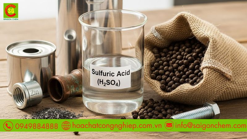 H&oacute;a chất nền tảng, ảnh hưởng trực tiếp đến nhiều ng&agrave;nh c&ocirc;ng nghiệp.